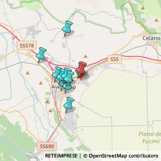 Mappa Via A. Palumbo, 67051 Avezzano AQ, Italia (2.64273)