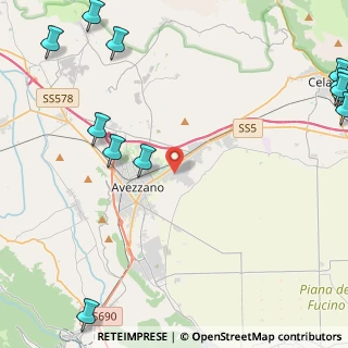 Mappa Via A. Palumbo, 67051 Avezzano AQ, Italia (7.4475)