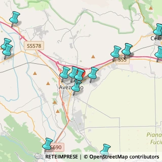 Mappa Via dei Gladioli, 67051 Avezzano AQ, Italia (6.0125)