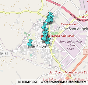 Mappa 1° Vico, 66050 San Salvo CH, Italia (0.50182)