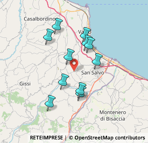 Mappa Contrada Strampanato, 66051 Cupello CH, Italia (6.31909)