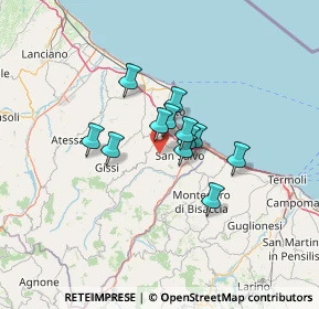 Mappa Contrada Strampanato, 66051 Cupello CH, Italia (8.70167)