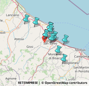 Mappa Contrada Strampanato, 66051 Cupello CH, Italia (9.72462)