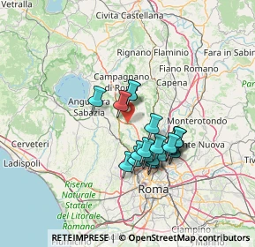 Mappa Via Cassia Veientana, 00060 Formello RM, Italia (11.5105)