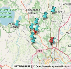 Mappa Via Cassia Veientana, 00060 Formello RM, Italia (6.84083)
