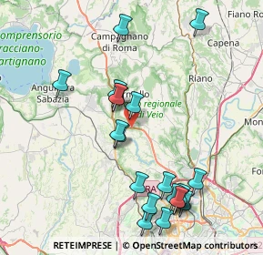 Mappa Via Cassia Veientana, 00060 Formello RM, Italia (9.1115)