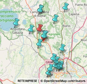 Mappa Via Cassia Veientana, 00060 Formello RM, Italia (9.1525)