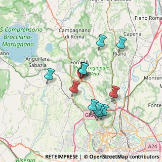 Mappa Via Cassia Veientana, 00060 Formello RM, Italia (6.39667)