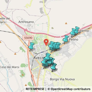 Mappa Via Piero Gobetti, 67051 Avezzano AQ, Italia (1.8505)