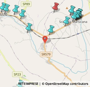 Mappa Strada Provinciale 89 Dorsale Palentina, 67069 Tagliacozzo AQ, Italia (3.4855)