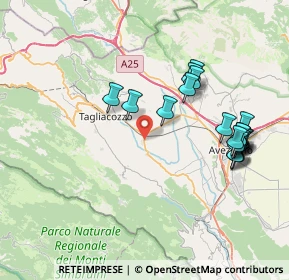 Mappa Strada Provinciale 89 Dorsale Palentina, 67069 Tagliacozzo AQ, Italia (8.589)