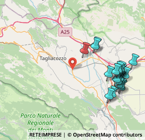 Mappa Strada Provinciale 89 Dorsale Palentina, 67069 Tagliacozzo AQ, Italia (9.928)