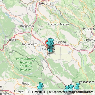 Mappa Via dei Cavalleggeri, 67051 Avezzano AQ, Italia (24.31)