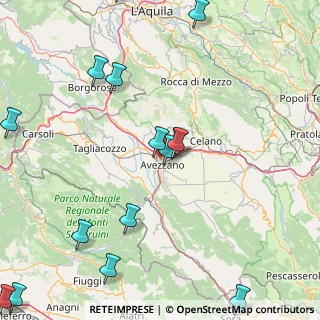 Mappa Via dei Cavalleggeri, 67051 Avezzano AQ, Italia (24.67)
