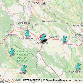Mappa Via dei Cavalleggeri, 67051 Avezzano AQ, Italia (11.97)