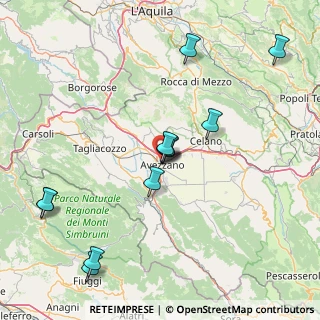 Mappa Via dei Cavalleggeri, 67051 Avezzano AQ, Italia (17.05417)