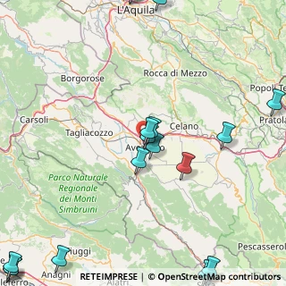 Mappa Via dei Cavalleggeri, 67051 Avezzano AQ, Italia (27.27278)