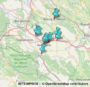 Mappa Via delle Azalee, 67051 Avezzano AQ, Italia (7.985)