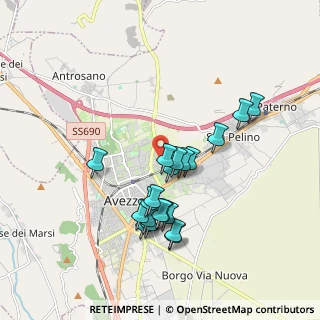 Mappa Via delle Azalee, 67051 Avezzano AQ, Italia (1.7735)