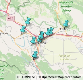 Mappa Via delle Azalee, 67051 Avezzano AQ, Italia (5.22545)