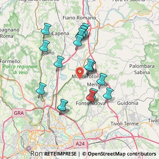 Mappa Via Carlo Cattaneo, 00015 Monterotondo RM, Italia (7.22333)