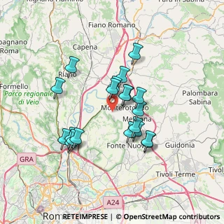 Mappa Via Carlo Cattaneo, 00015 Monterotondo RM, Italia (6.422)