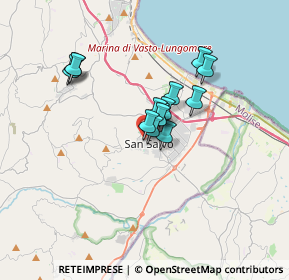 Mappa Via Fedro, 66050 San Salvo CH, Italia (2.46143)