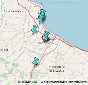 Mappa Via Fedro, 66050 San Salvo CH, Italia (5.61154)