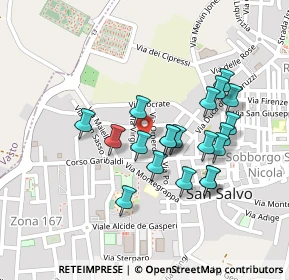 Mappa Via Fedro, 66050 San Salvo CH, Italia (0.2105)