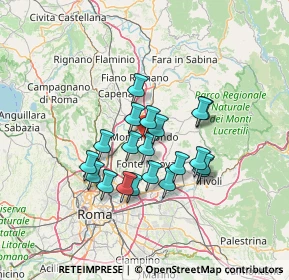 Mappa Via Frati Crociferi, 00015 Monterotondo RM, Italia (11.3945)