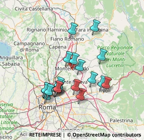 Mappa Via Frati Crociferi, 00015 Monterotondo RM, Italia (13.408)