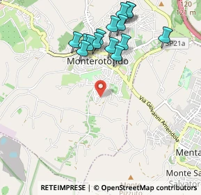 Mappa Via Frati Crociferi, 00015 Monterotondo RM, Italia (1.114)