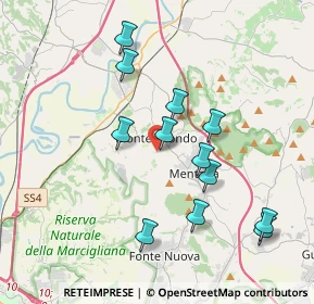 Mappa Via Frati Crociferi, 00015 Monterotondo RM, Italia (3.86333)