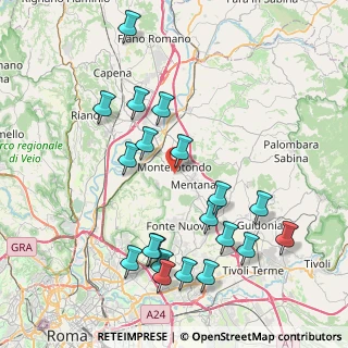 Mappa Via Frati Crociferi, 00015 Monterotondo RM, Italia (9.335)