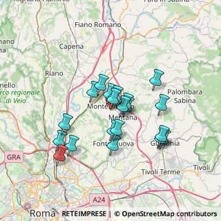 Mappa Via Frati Crociferi, 00015 Monterotondo RM, Italia (6.1005)
