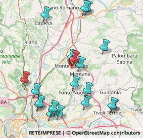 Mappa Via Frati Crociferi, 00015 Monterotondo RM, Italia (9.803)