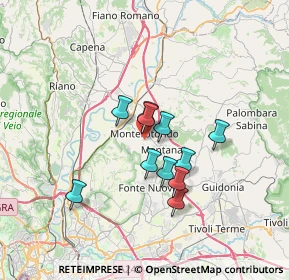 Mappa Via Frati Crociferi, 00015 Monterotondo RM, Italia (5.41545)