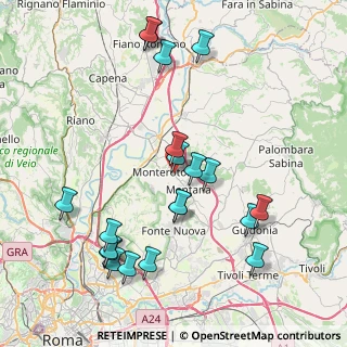 Mappa Via Pietro Nenni, 00015 Monterotondo RM, Italia (9.301)