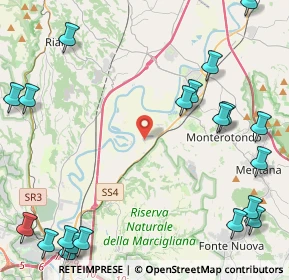 Mappa Via Modesto Panetti, 00138 Fonte di Papa RM, Italia (6.797)