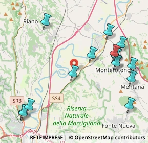 Mappa Via Modesto Panetti, 00138 Fonte di Papa RM, Italia (5.28813)