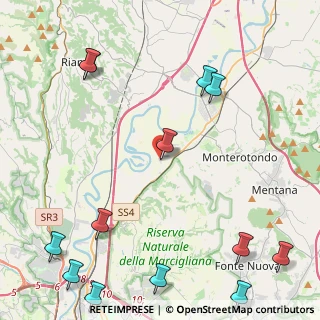Mappa Via Modesto Panetti, 00138 Fonte di Papa RM, Italia (6.77)