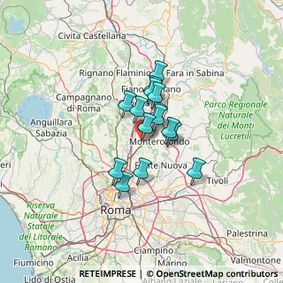 Mappa Via Modesto Panetti, 00138 Fonte di Papa RM, Italia (8.87933)