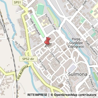 Mappa Corso Ovidio, 253, 67039 Sulmona, L'Aquila (Abruzzo)