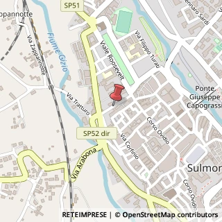 Mappa Via Porta Romana, 7, 67039 Sulmona, L'Aquila (Abruzzo)