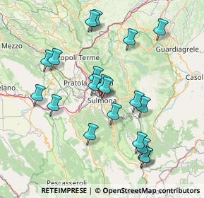 Mappa Via Morrone, 67039 Sulmona AQ, Italia (15.883)
