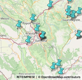 Mappa Via Morrone, 67039 Sulmona AQ, Italia (21.8655)