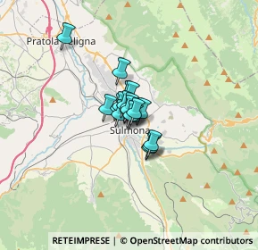 Mappa Via Morrone, 67039 Sulmona AQ, Italia (1.3375)