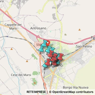 Mappa Via San Josemaria Escrivá, 67051 Avezzano AQ, Italia (1.541)
