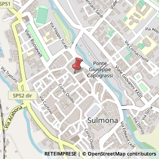 Mappa Via Morrone, 3, 67039 Sulmona AQ, Italia, 67039 Sulmona, L'Aquila (Abruzzo)