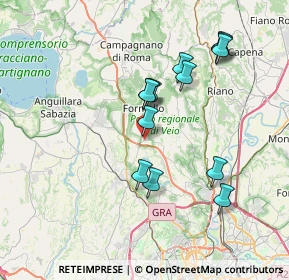 Mappa Via Degli Olmetti, 00060 Formello RM, Italia (7.21231)
